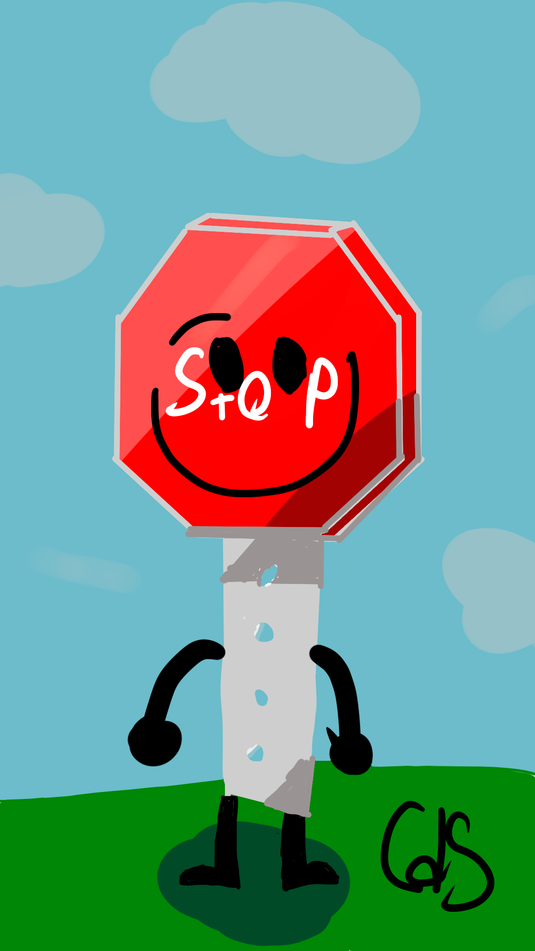 Cai's artfight ref: Mr S+oppy 