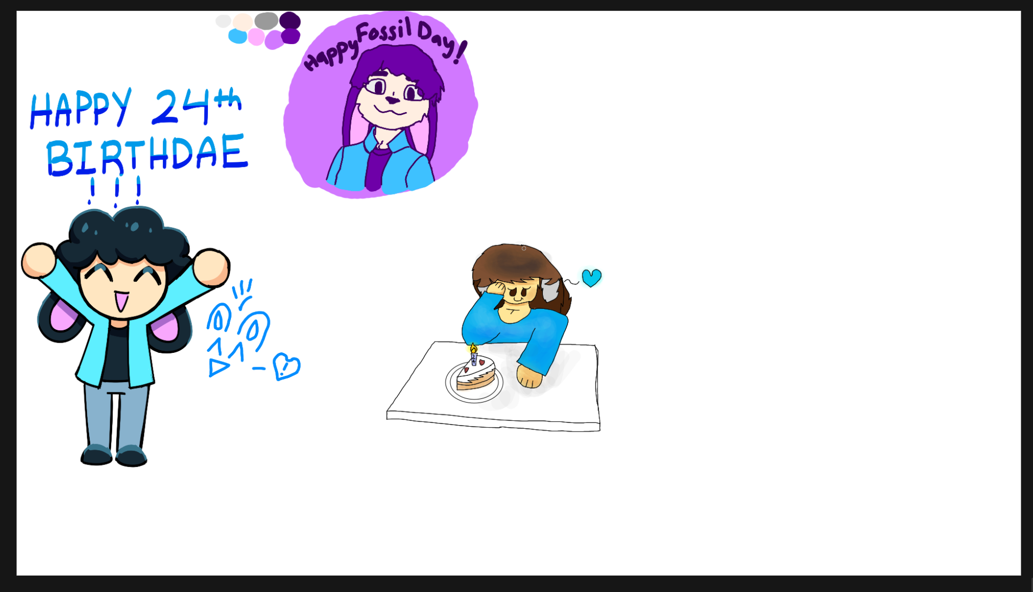 My birthday art collab