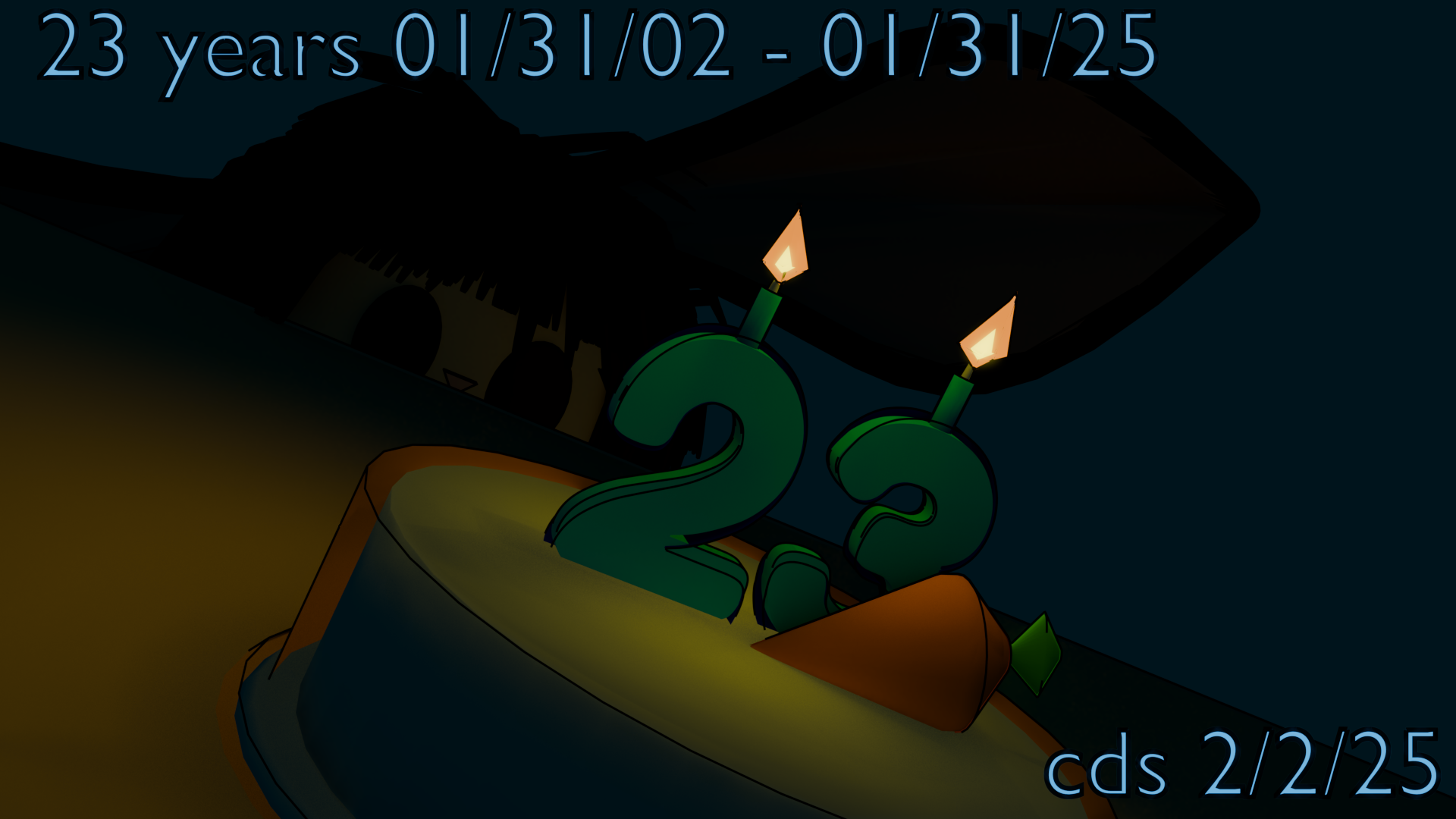 My birthday. 01/31/2025.