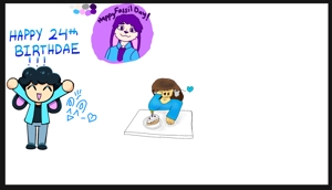 My birthday art collab