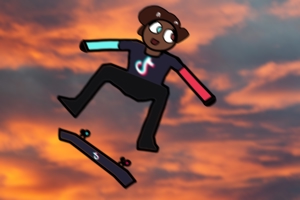 Tiktok Kickflip [Art Trade]